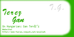 terez gan business card